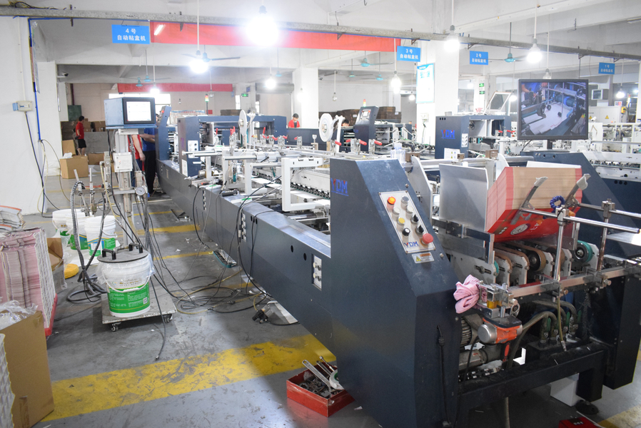GUANGZHOU YM PACKAGE PRODUCTS CO.,LTD. üreticinin üretim hattı