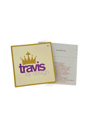 Premium Özel Asma Etiketleri Moda Marka Swing Etiketleri Lüks Swing Etiketleri