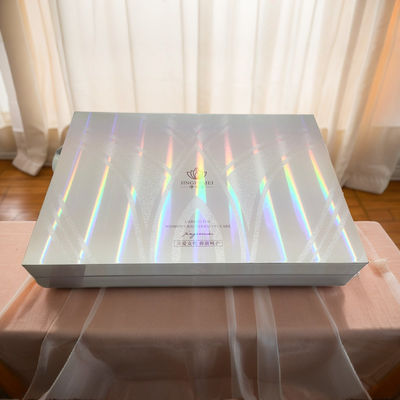 Kişiselleştirilmiş sert karton ambalaj kutuları kozmetik set için manyetik kapak