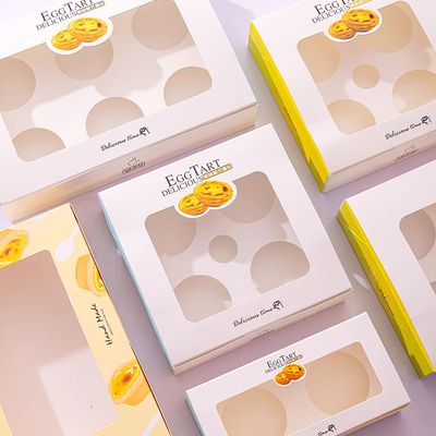 Yumurta Tart Paketleri Özelliklendirilebilir Pasta Kapları ile Basit ve Kolay
