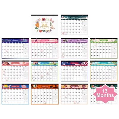 12 X 12 Inç Özel Duvar Takvimi Yılınızı tatil / mevsim temasıyla kişiselleştirin ve kişisel tarihler ekleyin