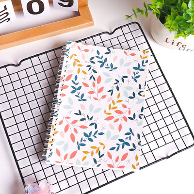 One Subject Standard Spiral Hardcover Notebook Vintage Style Feature