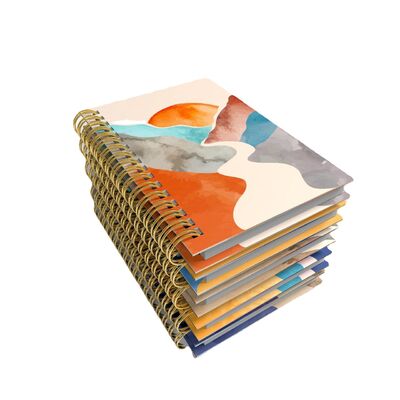 Özel kapak sanatı ile tek konu özel dergi defteri şirket etkinlikleri konferanslar ve müşteri takdir için idealdir