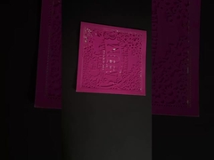 Festivaller için yaratıcı kesilmiş tebrik kartları Yüksek kaliteli hediye kartlarını özelleştirin