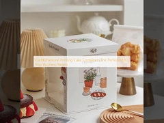 CMYK/Pantone Baskı Kek Konteynerleri İş İhtiyaçlarınız için Mükemmel Uyum