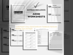 Özel Renkli Spiral Sabit Kapaklı Not Defteri Sabit Kapaklı Bağlama Tipi ve Kağıt