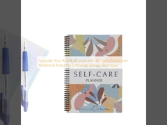 Kabartma Tasarım Tekniğiyle A5 Spiral Ciltli Sert Kapak Defter ile Sanatsal Yolculuğunuzu Yükseltin