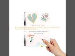 Üretkenlik ve örgütlenme için tek renkli A5 Kişiselleştirilmiş Defter