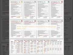 Sanatçıların mükemmel arkadaşı Sanatsal tarzlı kişiselleştirilmiş defter