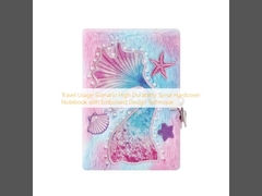 Seyahat Kullanımı Senaryosu Yüksek Dayanıklılık Spiral sert kapaklı dizayn tekniği ile not defteri