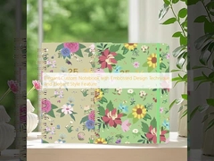 Kabartma Tasarım Tekniği ve Zarif Stil Özelliği ile Şık Özel Not Defteri