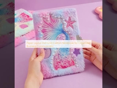 Organize İş İletişimi için Kağıt Düzeni Noktalı Izgara Özel Not Defteri