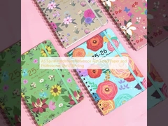 A5 Boyutunda Spiralli Sert Kapaklı Defter, Çizgili Kağıt ve Profesyonel Spiral Cilt