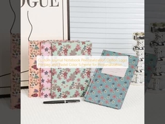 Kişiselleştirme için Özel Günlük Not Defteri Kişiselleştirme Seçeneği Logo Baskısı ve Pastel Renk Şeması