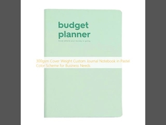 300gm Kapak Ağırlığı İş İhtiyaçları İçin Pastel Renk Şemasındaki Özel Günlük Defter
