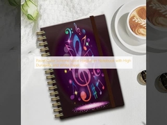 Pastel Renk Şeması Yüksek Dayanıklılık ve Beyaz Kağıtlı Spiral Sabit Kapaklı Defter