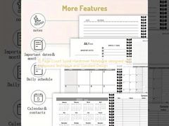 15 Sayfa Kapaklı Spiral Ciltli Not Defteri, Kabartma Tekniği ve Standart Tasarım ile Tasarlanmıştır
