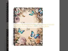 Sabit ve uzun ömürlü kitaplar için 5.8 X 8.3 inçlik sayfa boyutu