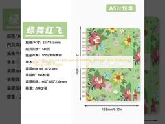 15 Sayfa Spiral sert kapaklı not defteri Vintage tarzı Sayfaları ile baskılı tasarım