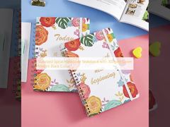 300gsm Kapak Ağırlıklı Siyah Renkli Standart Spiral Ciltli Defter