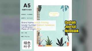 Özel Günlük Defter Beyaz Sayfalar Zarif Tasarım