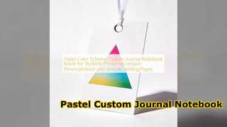 Pastel Özel Günlük Defter Pürüzsüz Yazma